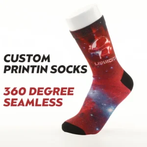 360 degree printing socks