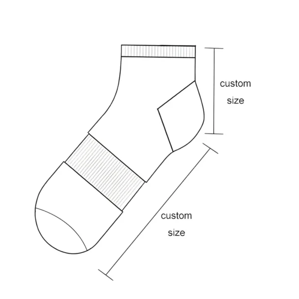 Ankle Sporty socks template from ATZ
