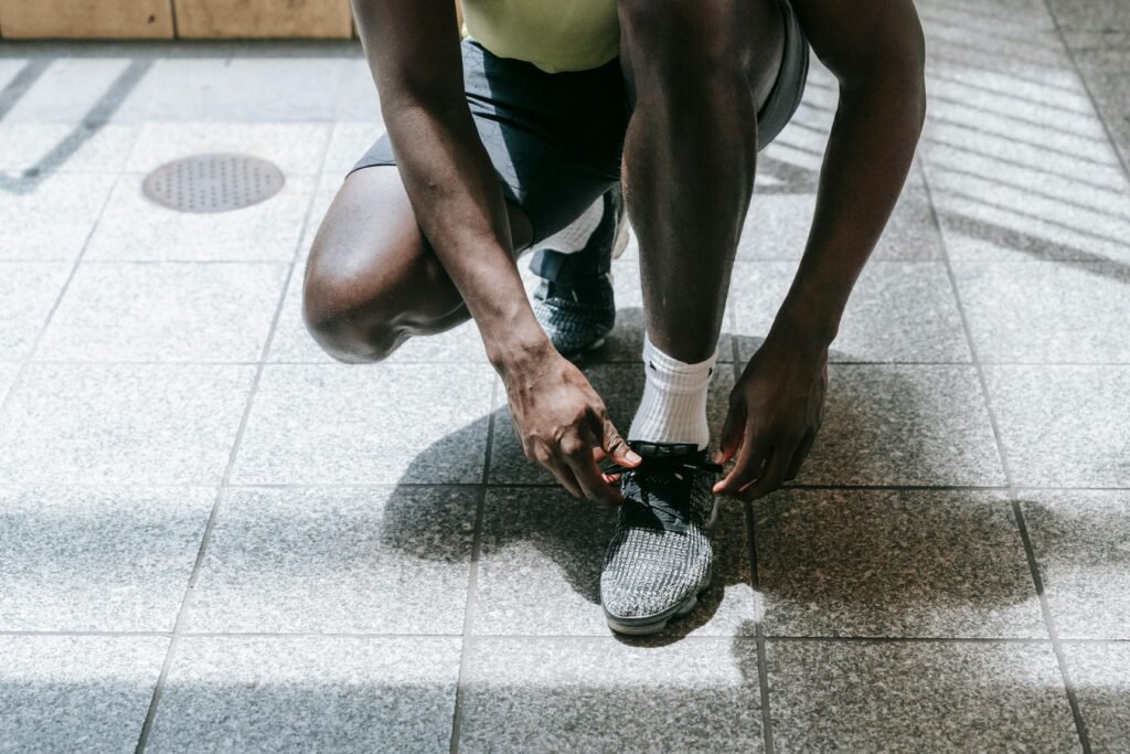 Custom running socks designed for comfort and performance.