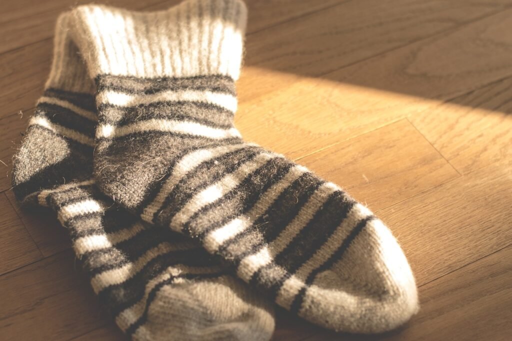 Wool socks are the coziest of all socks types!