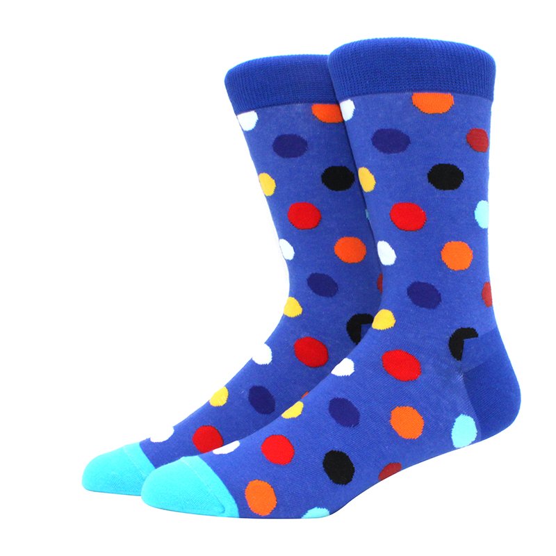 men socks combed cotton bright colored funny socks men's calf crew socks (21)